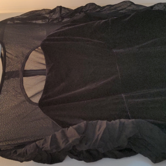 Black velvet dress 1X BNWT - Picture 2 of 8